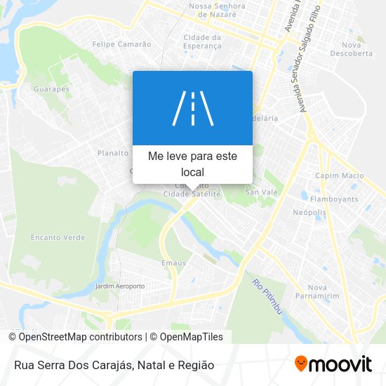 Rua Serra Dos Carajás mapa