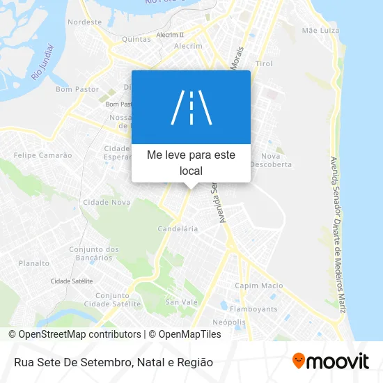 Rua Sete De Setembro mapa