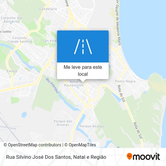 Rua Silvino José Dos Santos mapa