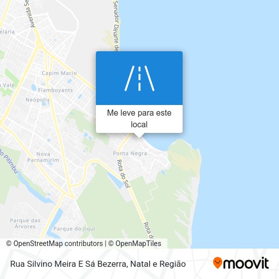 Rua Silvino Meira E Sá Bezerra mapa