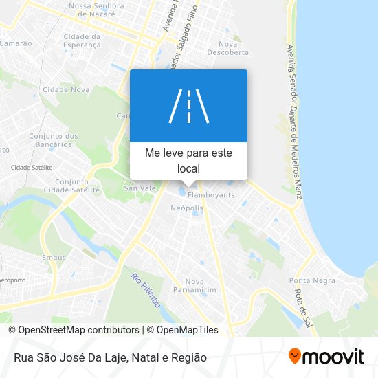 Rua São José Da Laje mapa