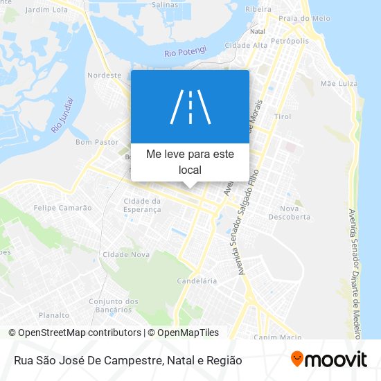 Rua São José De Campestre mapa