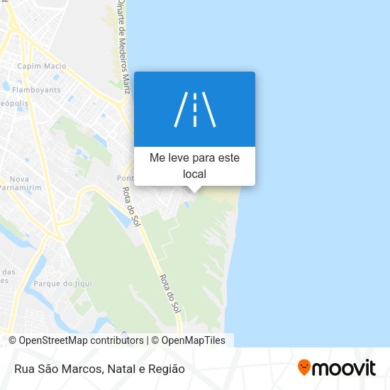Rua São Marcos mapa