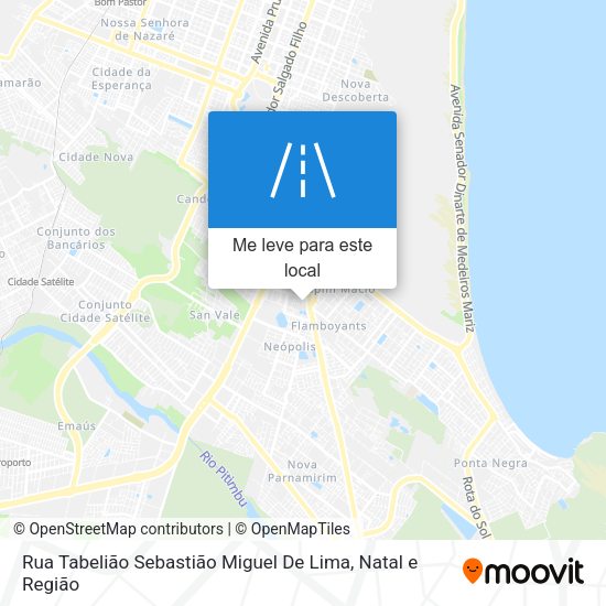 Rua Tabelião Sebastião Miguel De Lima mapa