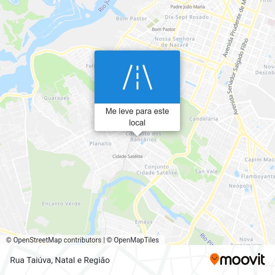 Rua Taiúva mapa