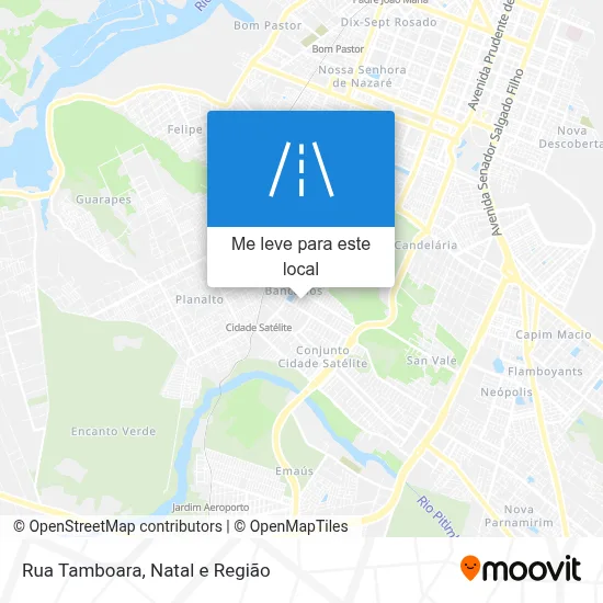 Rua Tamboara mapa