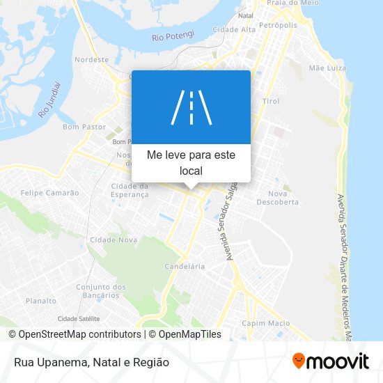 Rua Upanema mapa