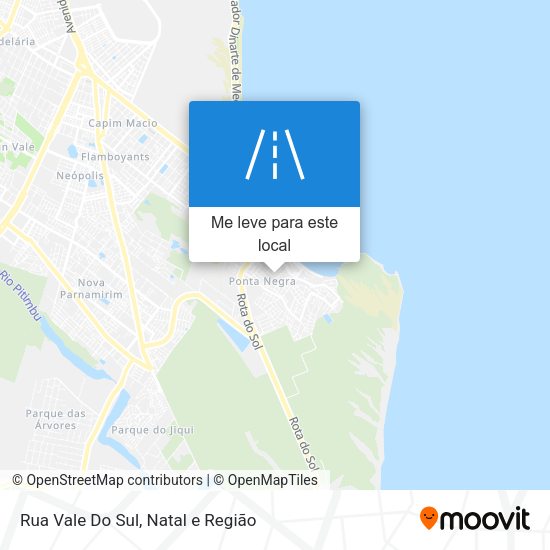 Rua Vale Do Sul mapa