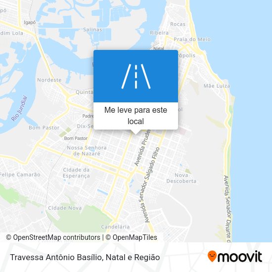 Travessa Antônio Basílio mapa