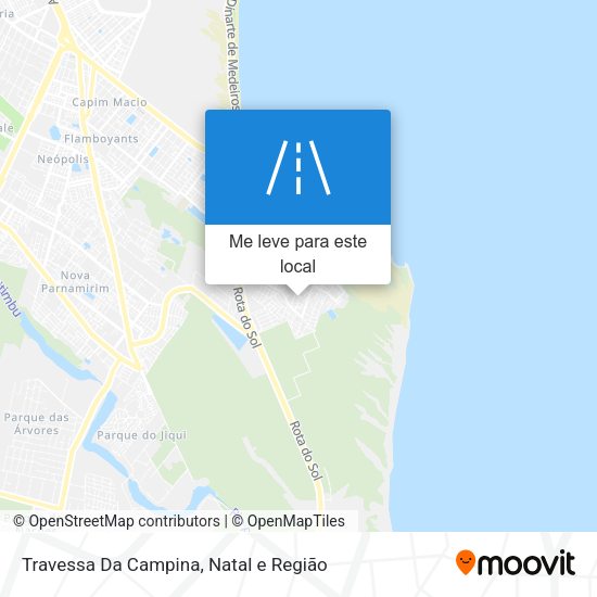 Travessa Da Campina mapa