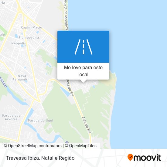 Travessa Ibiza mapa