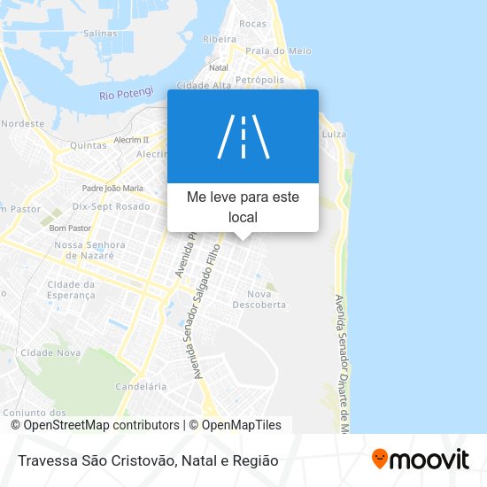 Travessa São Cristovão mapa