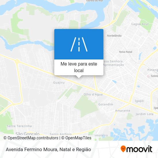 Avenida Fermino Moura mapa