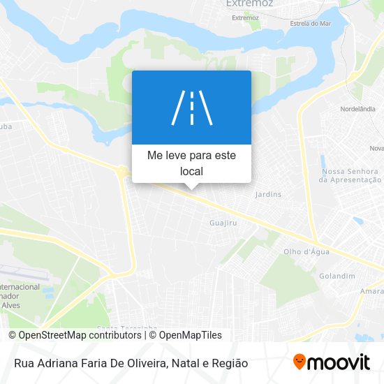 Rua Adriana Faria De Oliveira mapa