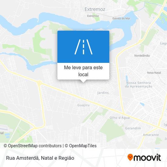 Rua Amsterdã mapa