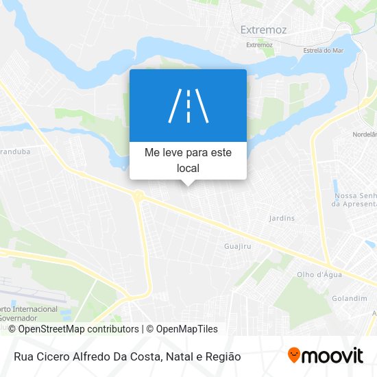 Rua Cicero Alfredo Da Costa mapa