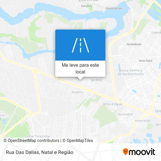 Rua Das Dalias mapa
