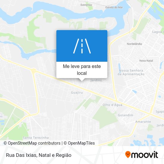 Rua Das Ixias mapa