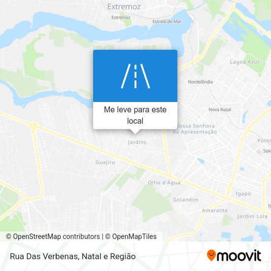 Rua Das Verbenas mapa