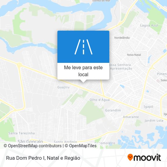 Rua Dom Pedro I mapa