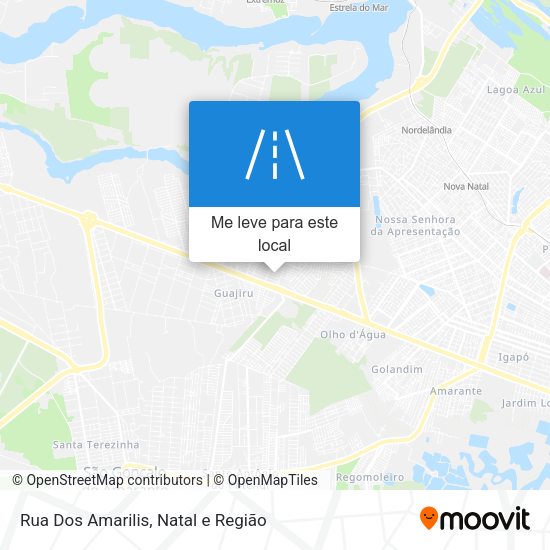 Rua Dos Amarilis mapa