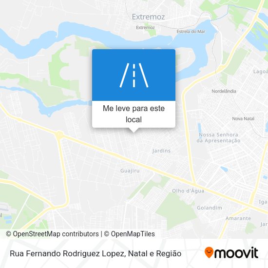 Rua Fernando Rodriguez Lopez mapa