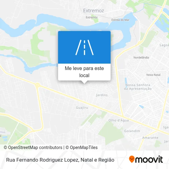 Rua Fernando Rodriguez Lopez mapa