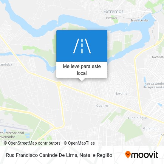 Rua Francisco Caninde De Lima mapa