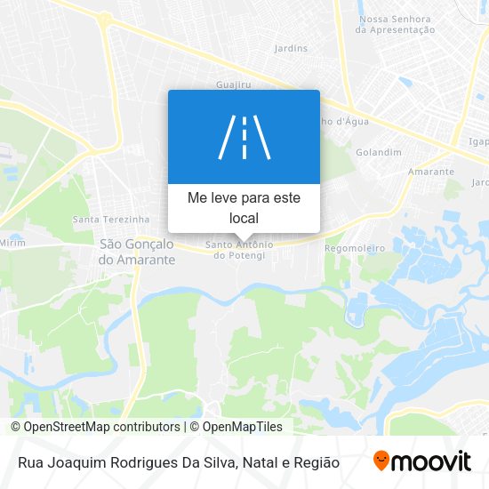 Rua Joaquim Rodrigues Da Silva mapa