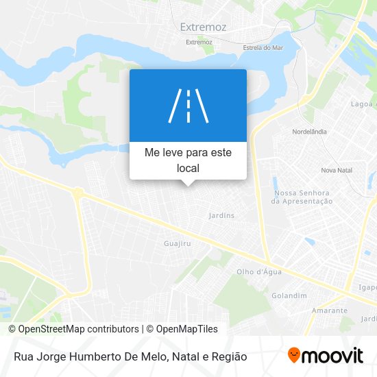 Rua Jorge Humberto De Melo mapa