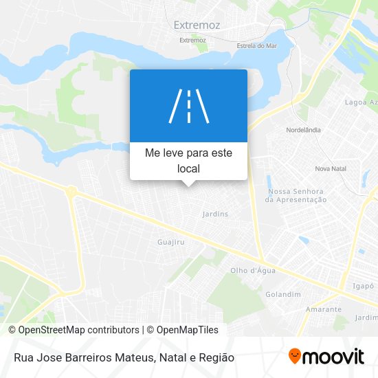 Rua Jose Barreiros Mateus mapa