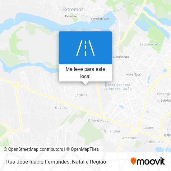 Rua Jose Inacio Fernandes mapa
