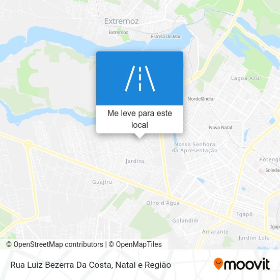 Rua Luiz Bezerra Da Costa mapa