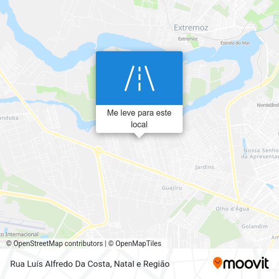 Rua Luís Alfredo Da Costa mapa