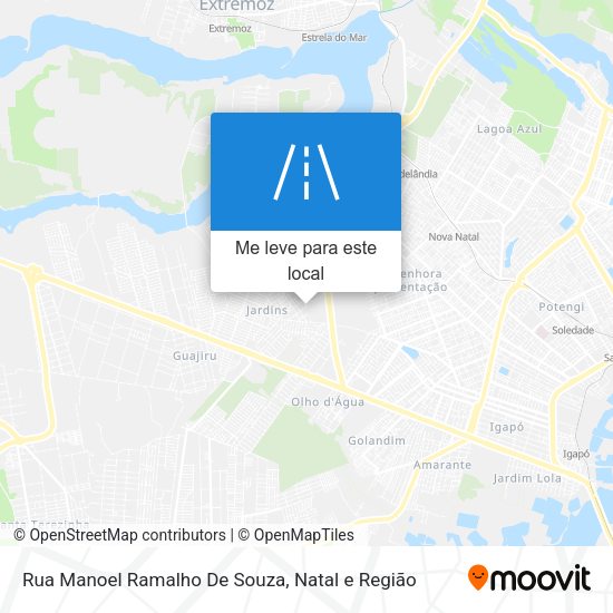 Rua Manoel Ramalho De Souza mapa