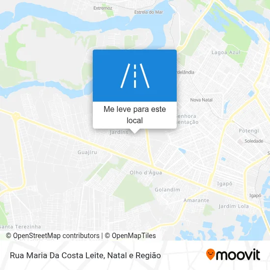 Rua Maria Da Costa Leite mapa