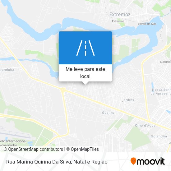 Rua Marina Quirina Da Silva mapa