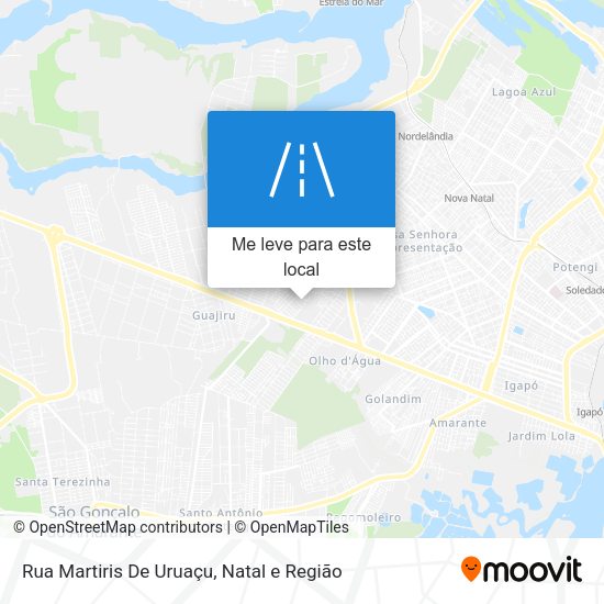Rua Martiris De Uruaçu mapa