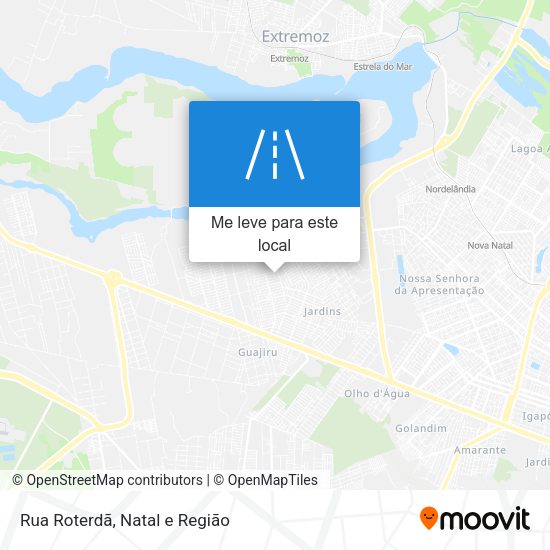 Rua Roterdã mapa