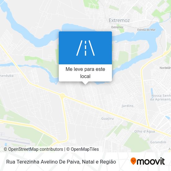 Rua Terezinha Avelino De Paiva mapa