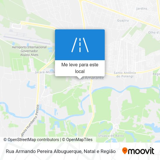 Rua Armando Pereira Albuguerque mapa