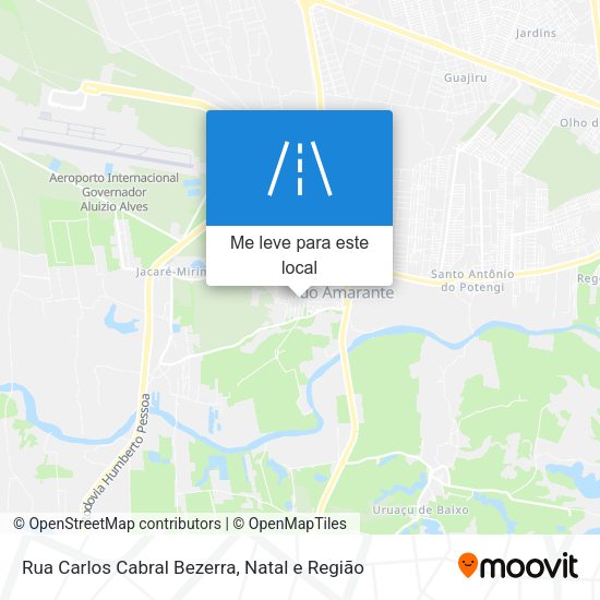 Rua Carlos Cabral Bezerra mapa