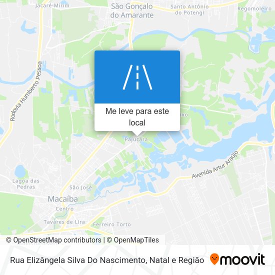 Rua Elizângela Silva Do Nascimento mapa