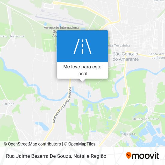 Rua Jaime Bezerra De Souza mapa