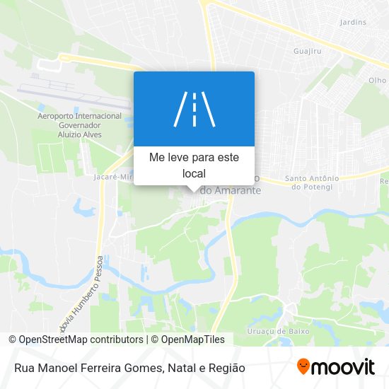 Rua Manoel Ferreira Gomes mapa