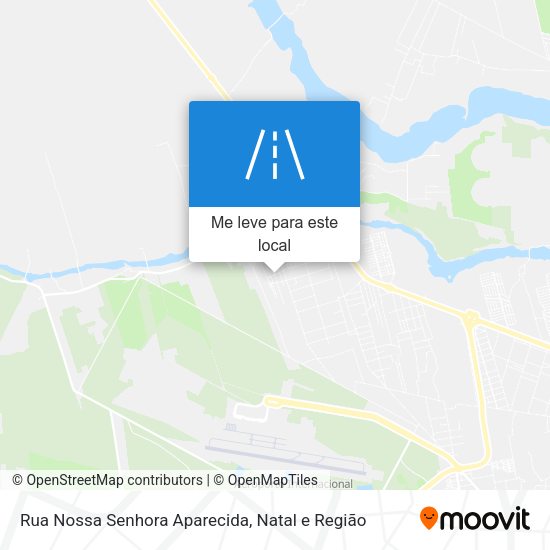 Rua Nossa Senhora Aparecida mapa
