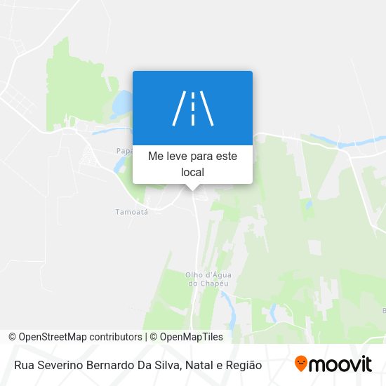 Rua Severino Bernardo Da Silva mapa