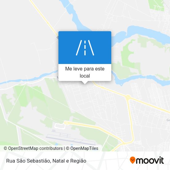 Rua São Sebastião mapa