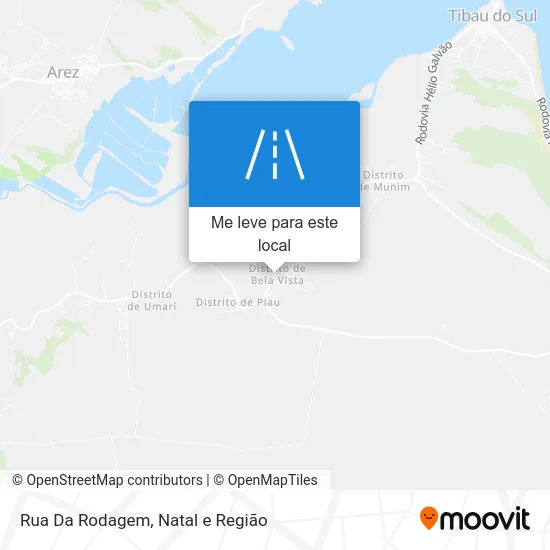 Rua Da Rodagem mapa