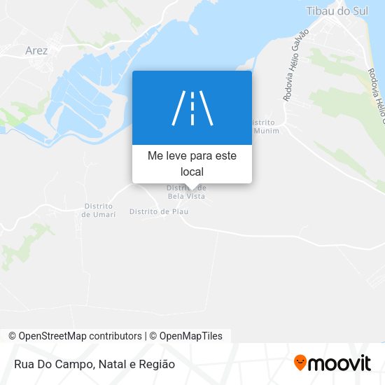 Rua Do Campo mapa